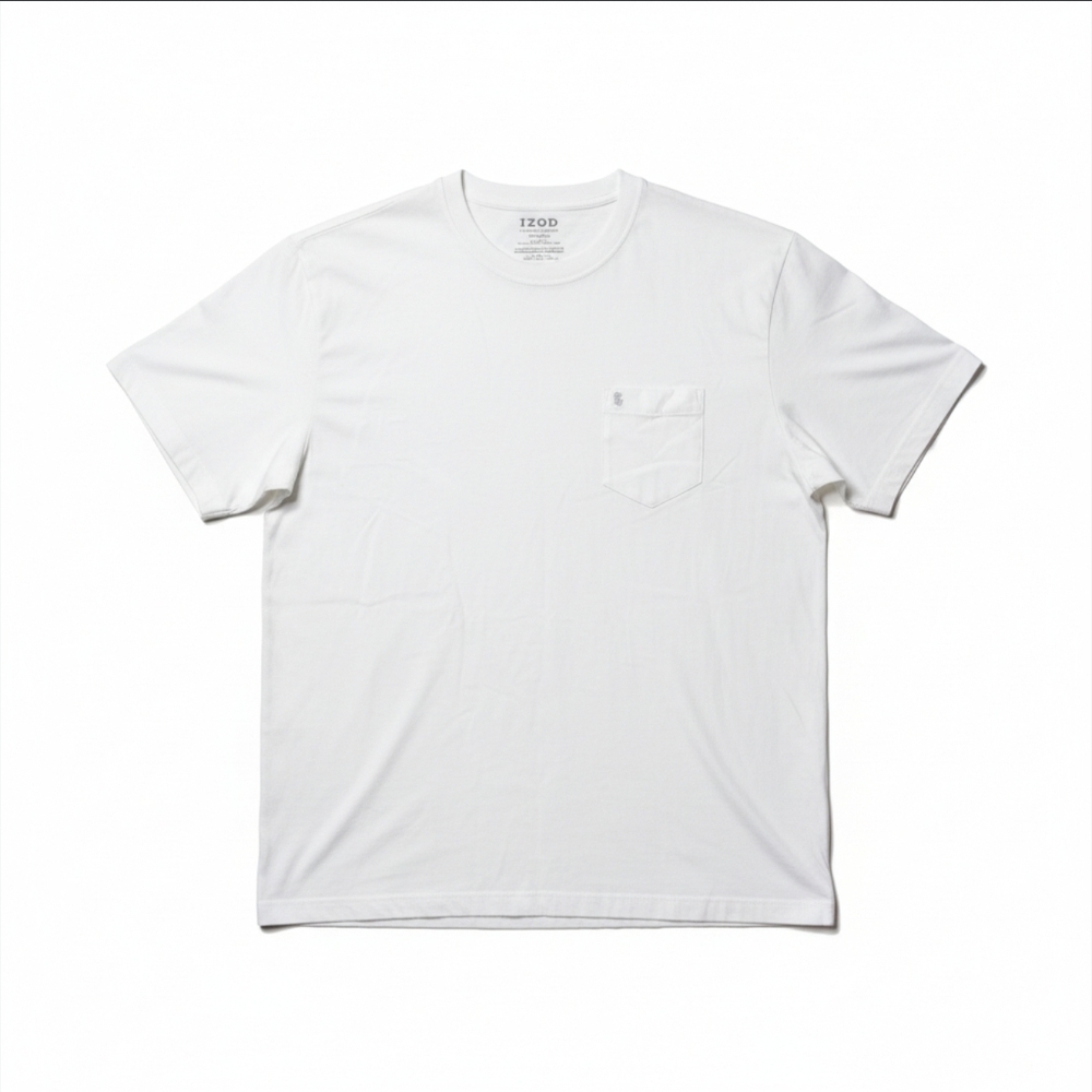 Izod Men’s White Short Sleeve T Shirt Tee - Perfect Condition XXL Luxury